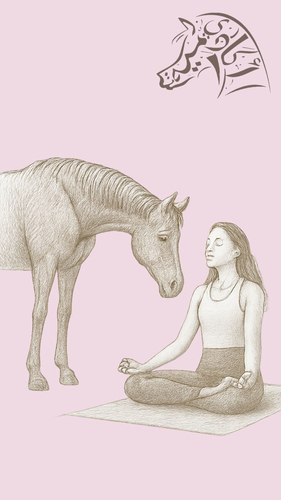 كلاس يوقا مع الخيل 